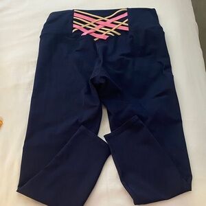 Fabletics Powerhold Leggings with Crisscross detail